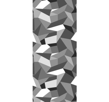Szürke szabálytalan formák Tapéta Geometriai - TenStickers