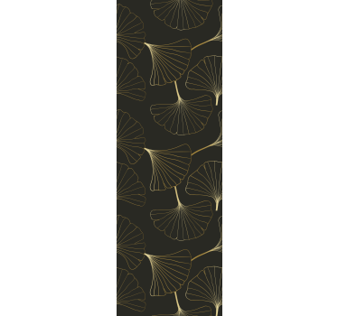 Elegáns ginko minta Tapéta levelek - TenStickers