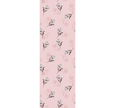 Időtlen virágos elegancia Tapéta Virágok - TenStickers