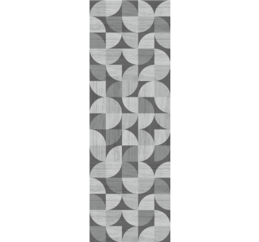 Szürke absztrakt ívelt formák Tapéta Geometriai - TenStickers