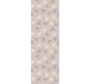 Finom pasztell ginko Tapéta levelek - TenStickers