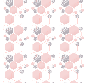 Méhsejt mintás tervezés Tapéta Geometriai - TenStickers