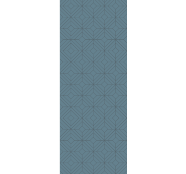 Art déco kék vonalak Tapéta Geometriai - TenStickers