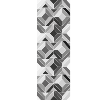 Köbös szürke formák Geometrikus tapéta - TenStickers