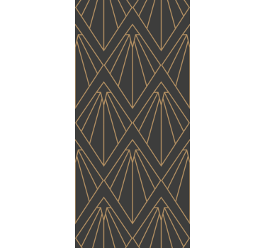Déco arany legyező Tapéta Geometriai - TenStickers