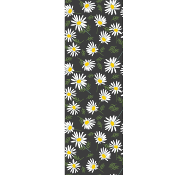 Százszorszépek és levelek Tapéta Virágok - TenStickers