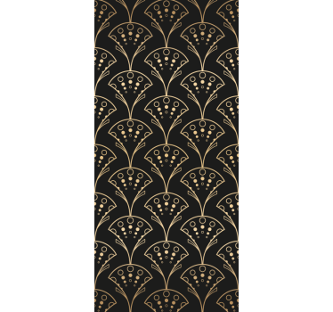 Elegáns arany formák Tapéta Modern - TenStickers