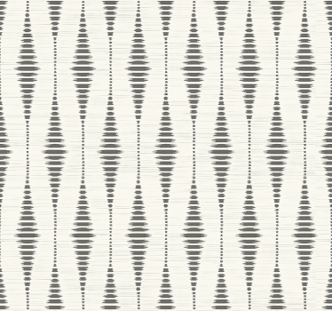 Rabaul ikat szürke és bézs geometrikus tapéta - TenStickers