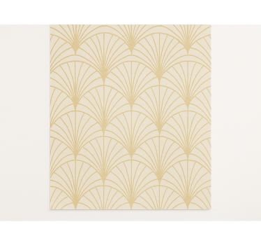 1920-as évekbeli rajongói art deco Vintage háttérképek - TenStickers