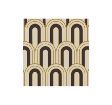 1970-es évekbeli art deco boltívek Vintage háttérképek - TenStickers