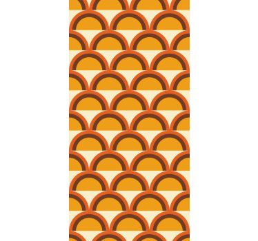 1970-es évekbeli naplementés retro boltívek vintage háttérképek - TenStickers