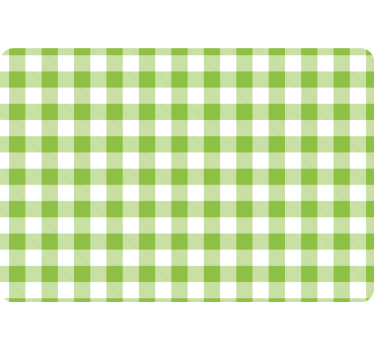 Zöld kockás kockás tapéta geometriai - TenStickers