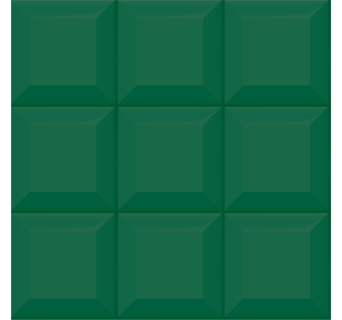 3d zöld négyzetek tapéta geometriai - TenStickers