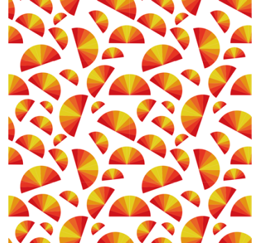 Kör alakú minták sorozata - tapéta geometriai - TenStickers