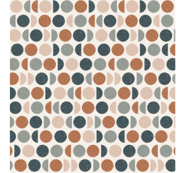 Retro pontmintás tapéta geometriai - TenStickers