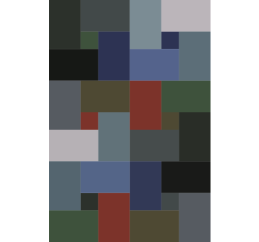 Geometriai blokkok tapéta - TenStickers
