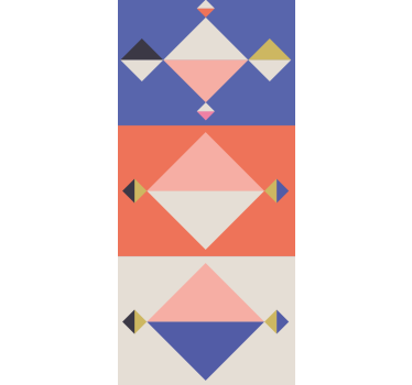 Absztrakt modern formák tapéta geometriai - TenStickers