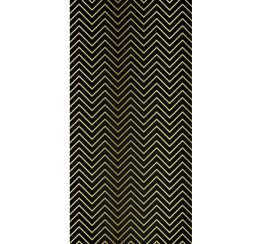 Chevron arany motívum tapéta geometriai - TenStickers