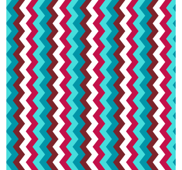 Zigzag hullám minta tapéta geometriai - TenStickers
