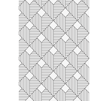Szürke mintás geometriai tapéta - TenStickers