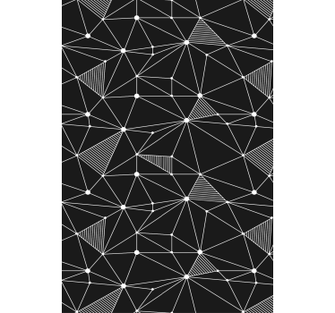 Merész geometriai formák tapéta geometriai - TenStickers