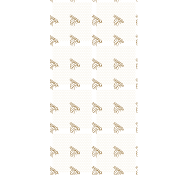 Elegáns méhecske illusztráció gyerekszoba tapéta - TenStickers