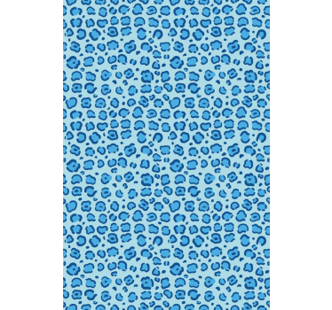 Kék pöttyös mintás gyerekszoba tapéta - TenStickers