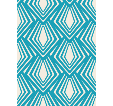 Geometriai tapéta gyémánt mintával - TenStickers