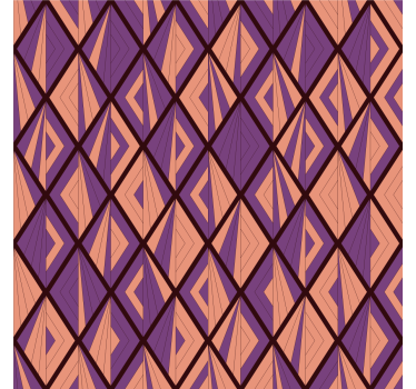 Geometriai tapéta gyémánt mintával - TenStickers