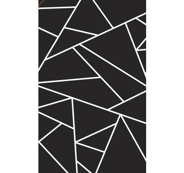 Absztrakt sarokelrendezés tapéta geometriai - TenStickers
