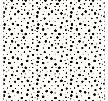 Geometriai tapéta monokróm pontmintával - TenStickers