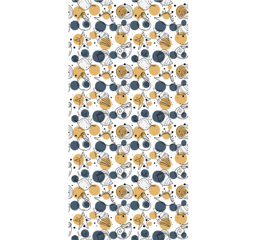 Modern tapéta kagylós mintával - TenStickers