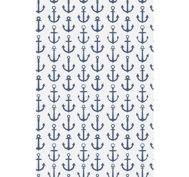 Hampton stílusú horgony készlet tapéta modern - TenStickers