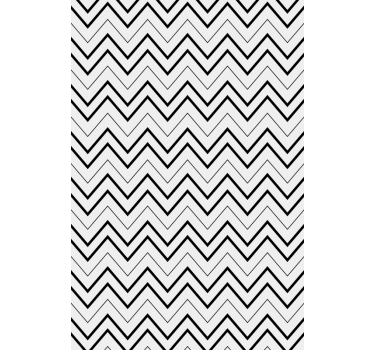 Modern tapéta geometrikus zikk-zakk mintával - TenStickers
