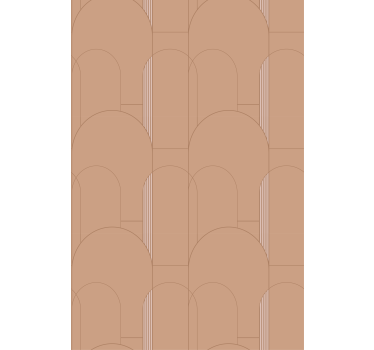 Modern tapéta geometrikus görbék mintával - TenStickers