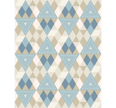 Modern tapéta geometrikus háromszög minta - TenStickers