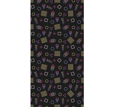 Modern tapéta geometrikus formák kutatása - TenStickers