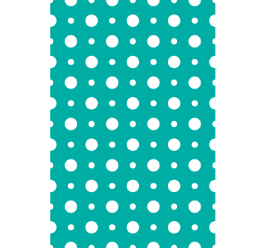 Modern tapéta kék pöttyös mintával - TenStickers