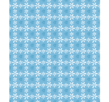 Fehér margaréta virágok tapéta - TenStickers