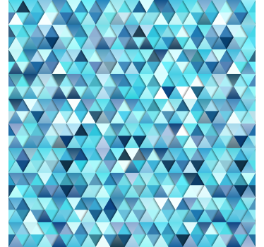 Geometriai kék absztrakt mintás háttérkép - TenStickers