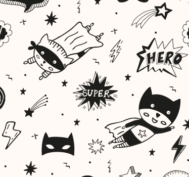 Onomatopoeia képregény textúra tizenéves hálószoba tapéta - TenStickers