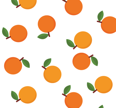 Gyümölcsmotívum minta Tapéta Virágok - TenStickers