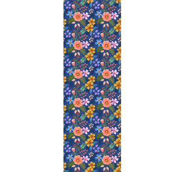 Virágos csokor minta Tapéta Virágok - TenStickers