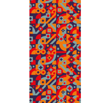 Geometrikus motívumok Vintage háttérképek - TenStickers