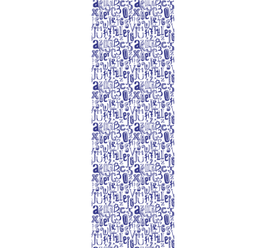 ábécé motívuma Tapéta felirat - TenStickers
