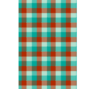 Gingham minta Tapéta Geometriai - TenStickers