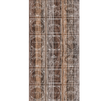 Pecsétes hordók Tapéta szüret - TenStickers