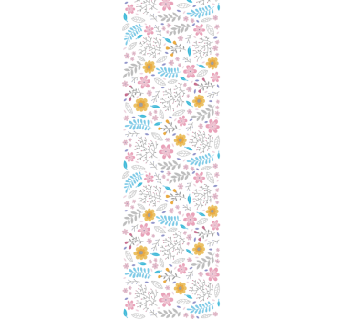 Virágos botanikai robbanás Tapéta Virágok - TenStickers