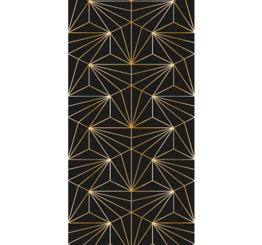 Geometriai vonalak fúziója Tapéta Geometriai - TenStickers