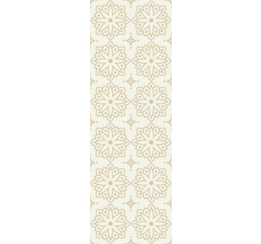 Krém mandala mintás retro háttérkép - TenStickers